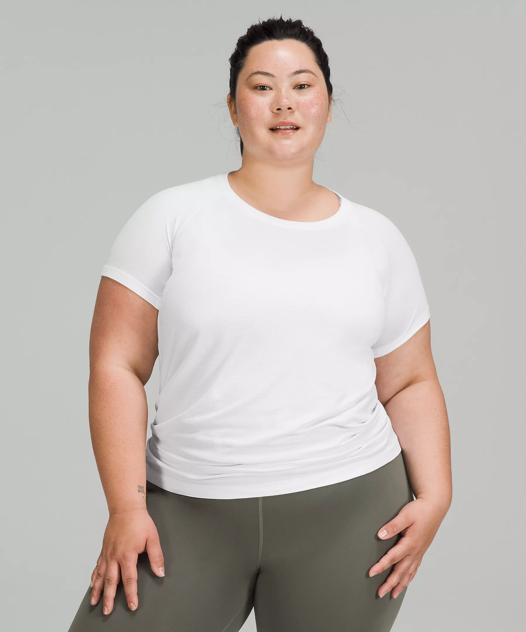 Women's Lululemon Swiftly Tech Short Sleeve 2.0 - White Main Image